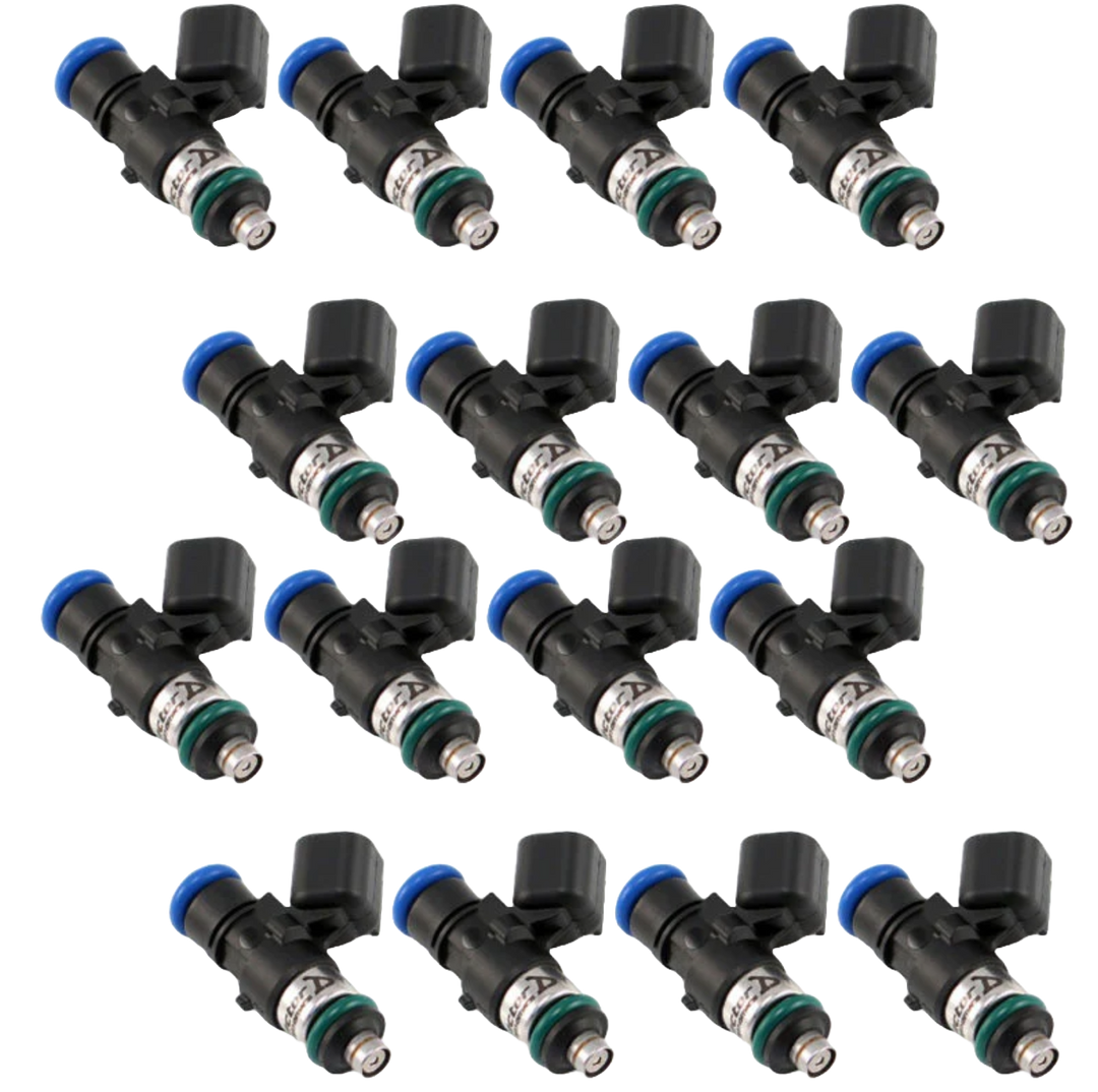 M840T STAGE 2+ HARDWARE KIT WITH ID1050-XDS FUEL INJECTORS | SET OF 16 AND RACE SPEC HARNESS