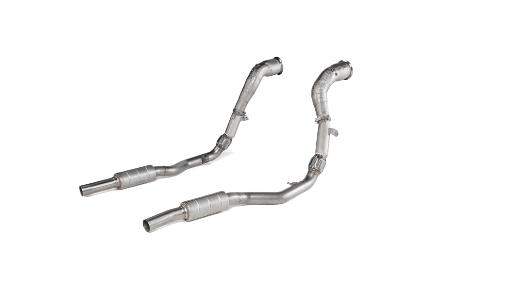 Akrapovic Audi 4M RS Q8 Stainless Steel Downpipe & Link Pipe